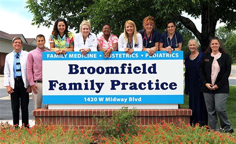 Broomfield family practice - Mar 15, 2024 · SCL Health 12169 Sheridan Blvd, Broomfield, CO, 80020 (303) 603-9400. ... Certified in Family Practice and Osteopathic Manipulative Medicine. NJ State Medical License. Active through 2019.